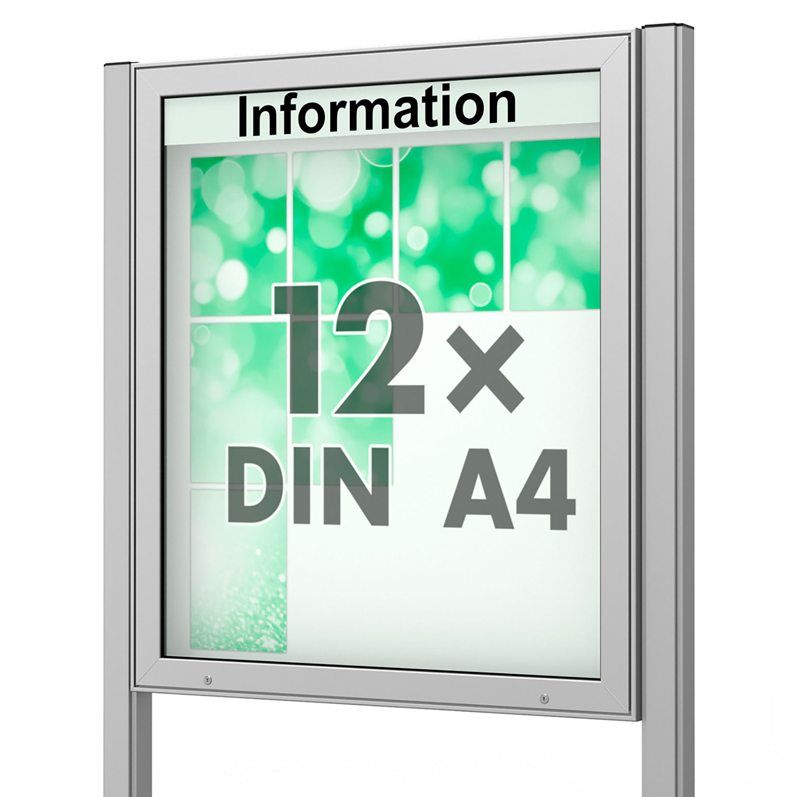 Bushaltestelle, Draußen, Bildschirm, Werbung, Überwachen