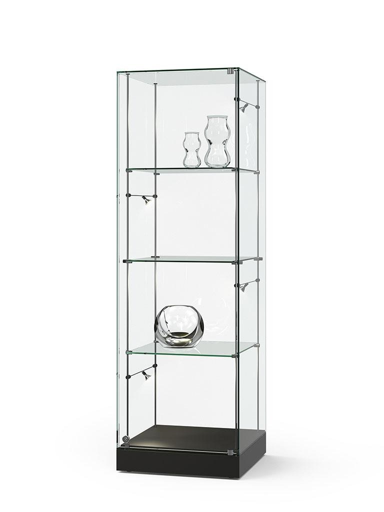 Säulenvitrine Ganzglas Säulenvitrine Ganzglas