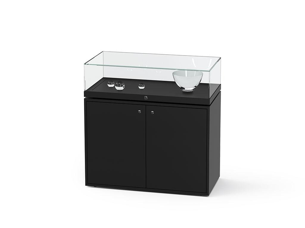 tischvitrinen glas mit unterschrank tischvitrine glas mit unterschrank